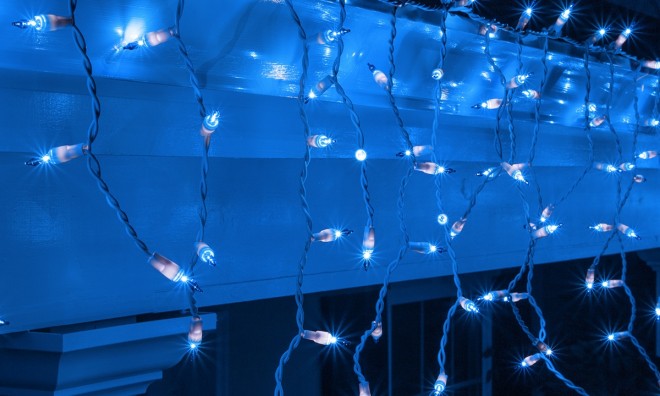 500 LED jégcsap fényfüzér